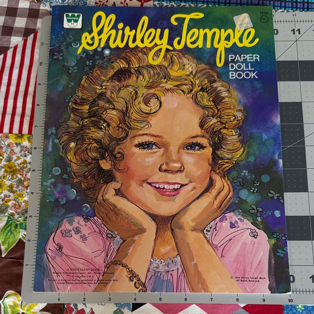 Shirley Temple Paper Doll Book (Whitman, 1976) – Complete, Uncut